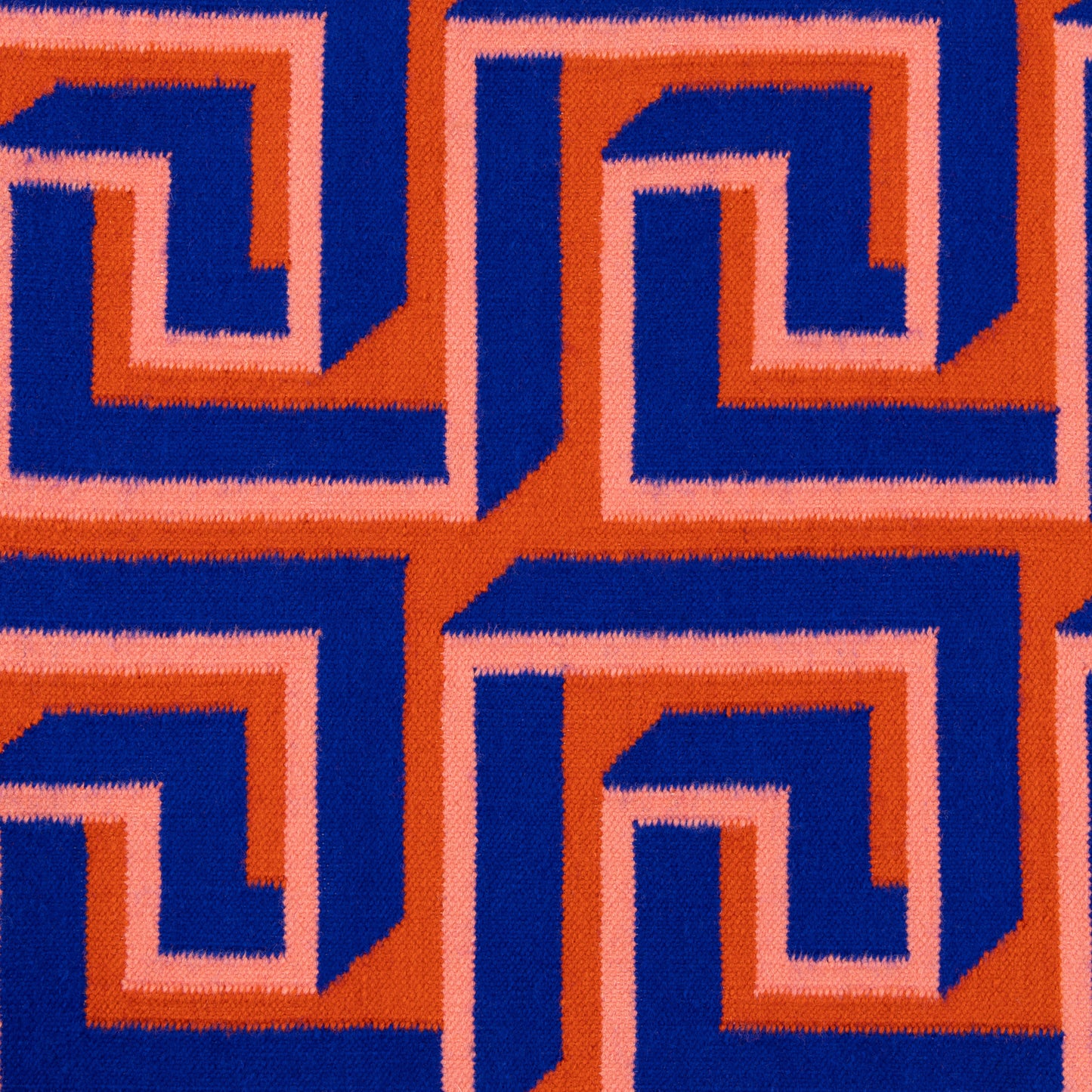 Meandros Blue and Orange