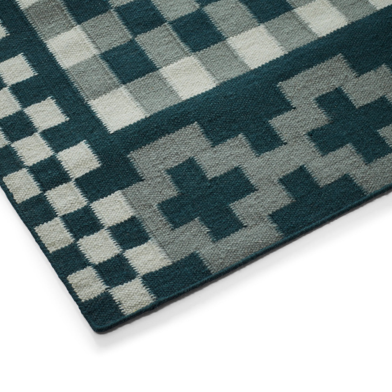 Lattice in Blue Tonal