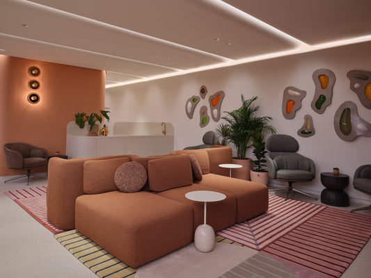 Rugs for Relaxing Retro-inspired Clinic