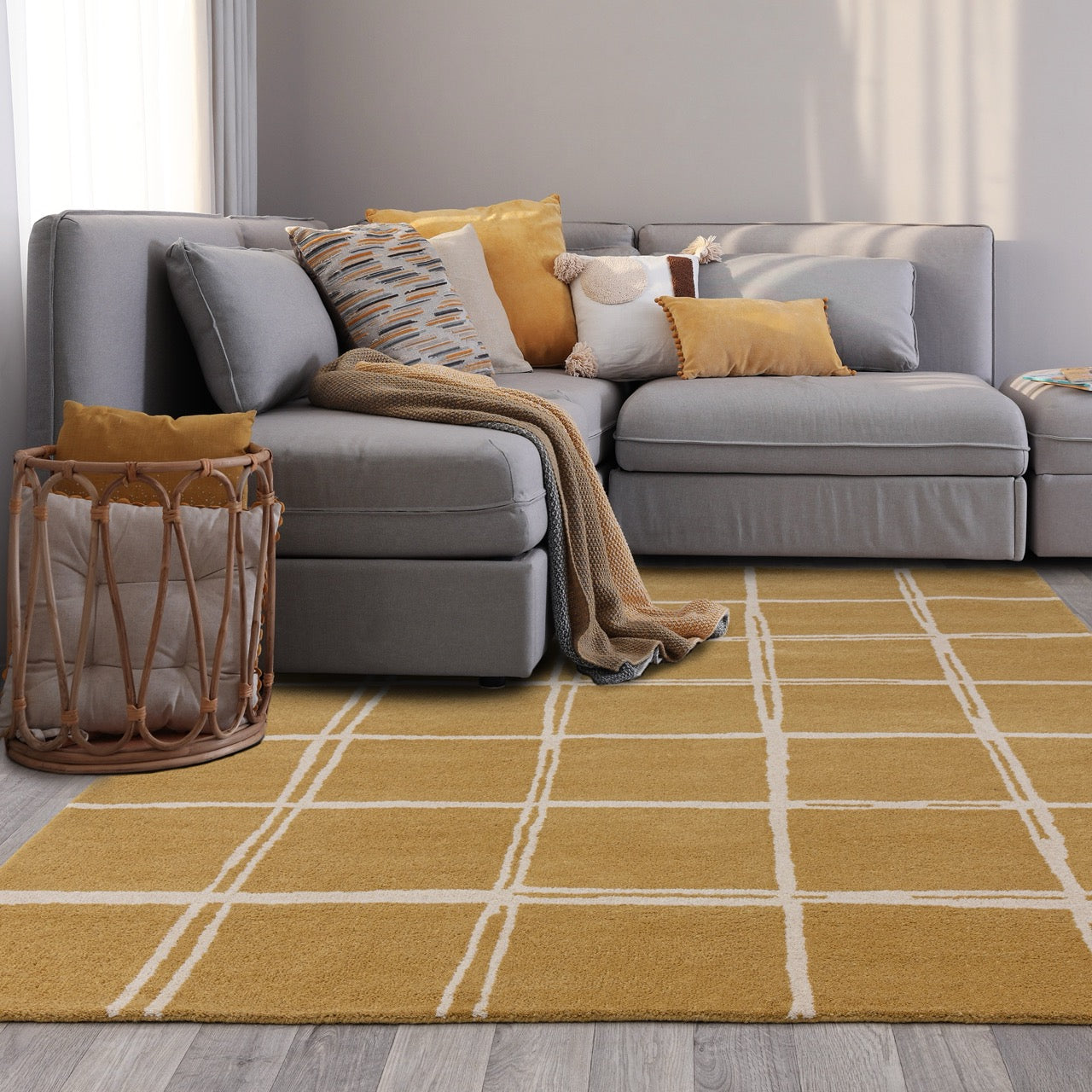 Aspen Grid Gold