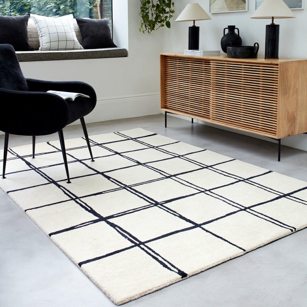 Aspen Grid Monochrome