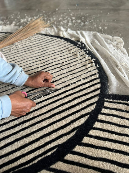 Casa Tufted Rug Production Handmade Process