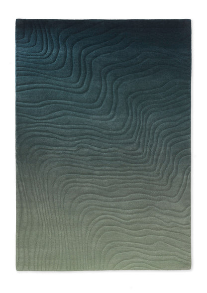 Imprint Wave in Blue Ombré