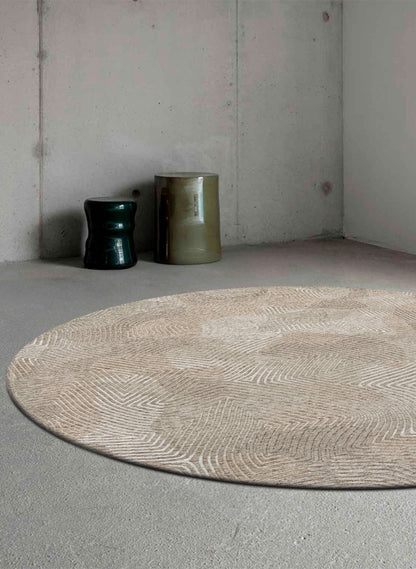 Meditation Collection - Shell Beige Circular 9229