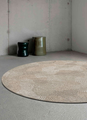 Meditation Collection - Shell Beige Circular 9229