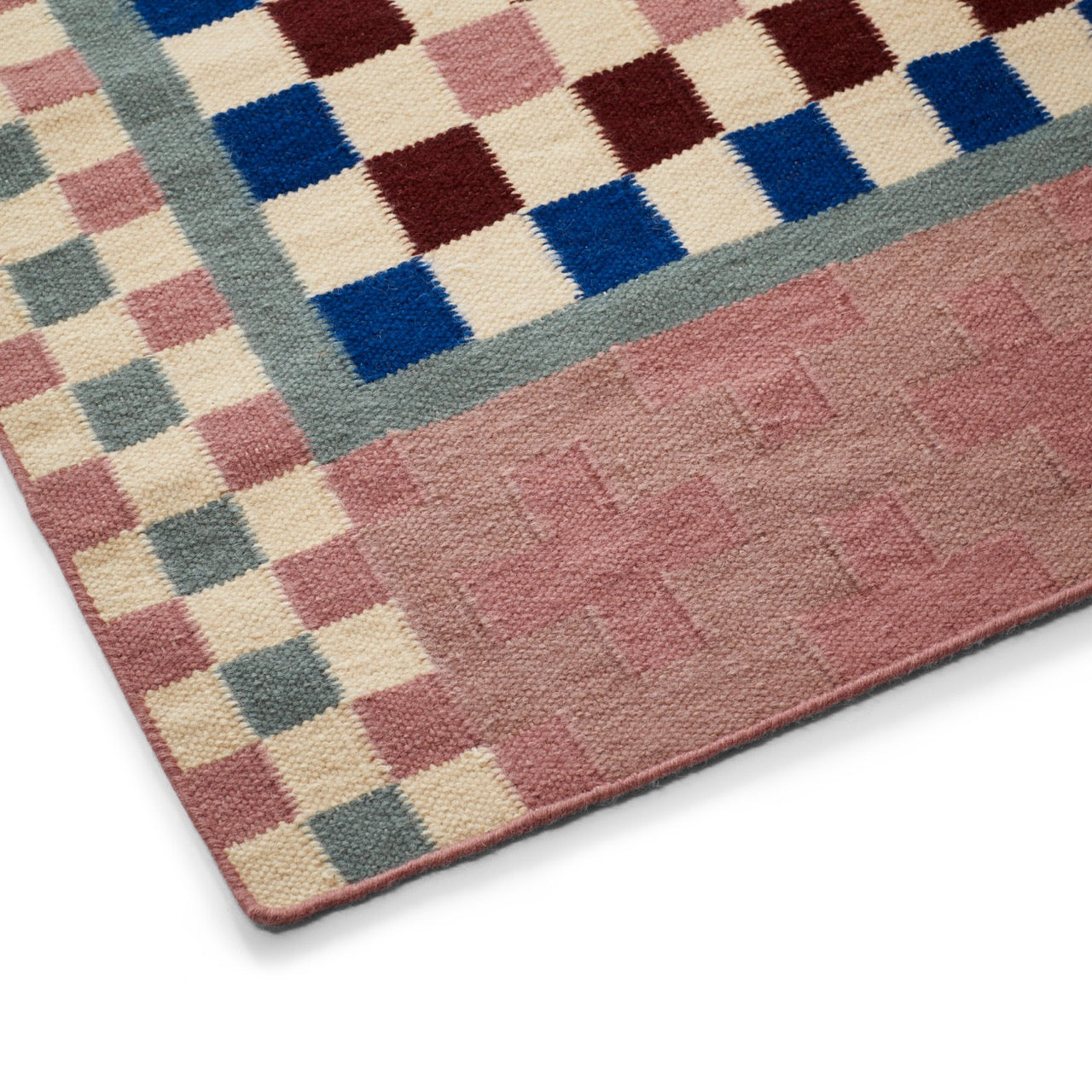 Trellis in Burgundy and Lilac