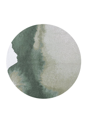 Meditation Lagoon - Palm Green Circular 9331