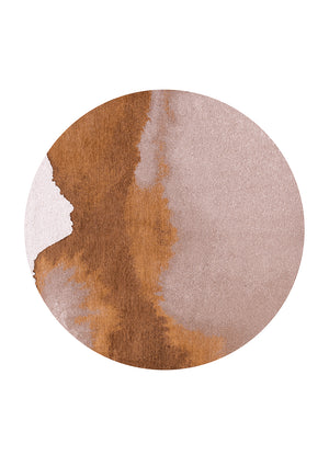 Meditation Lagoon - Chestnut Circular 9326