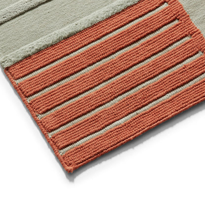 CURB Knot in Clay and Blue