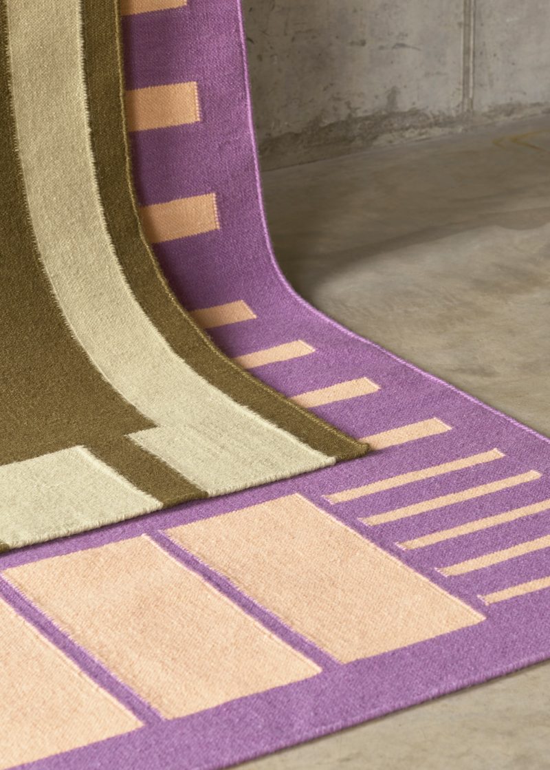 CURB flatwoven rugs, styled by Nina Lili Holden, photographed by Gareth Hacker