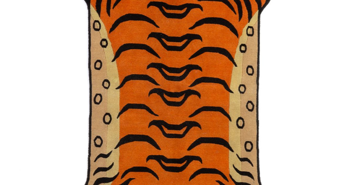 Tiger rug by _ FLOOR_STORY