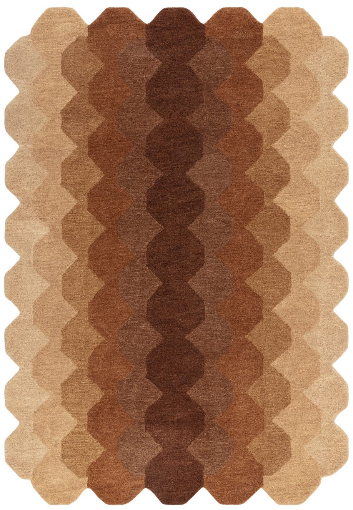 INTRODUCING THE UNIQUE RUG: ARIS IN RUST FROM OUR FLOOR_STORY INTRODUCES COLLECTION