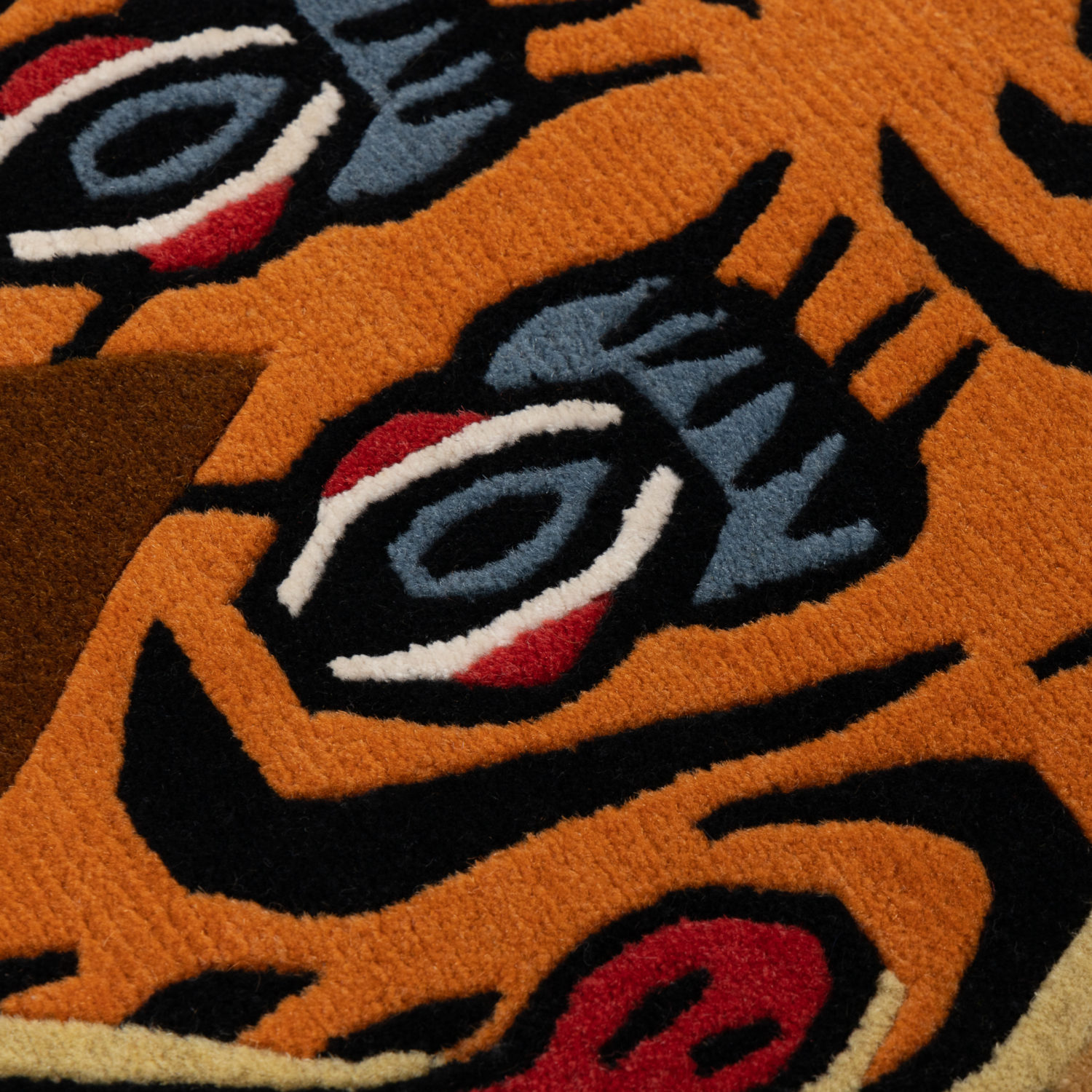 A remarkable traditional Tibetan rug