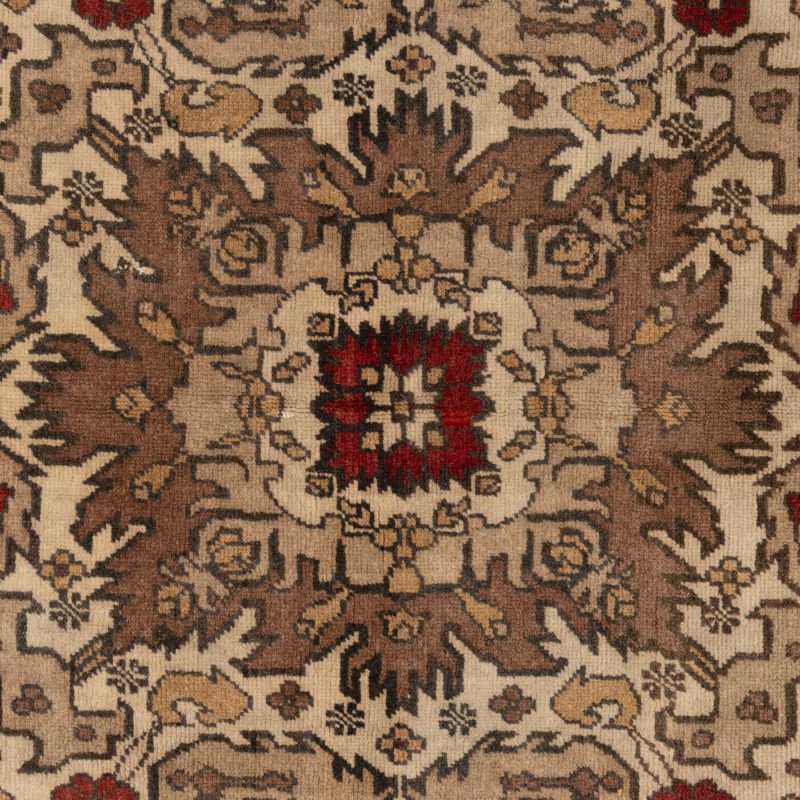 56544 Vintage Brown and red border